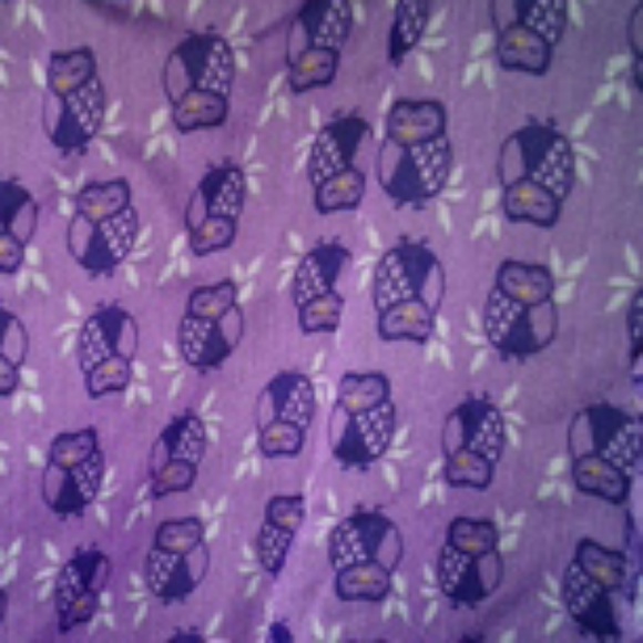 Purple Ruffle Bottom Blouse - Picture 4 of 8